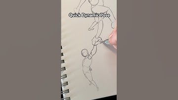 Quick Dynamic Pose Sketch #draw #drawing #sketch #sketching #easy #simple #pose #poses #viralvideo
