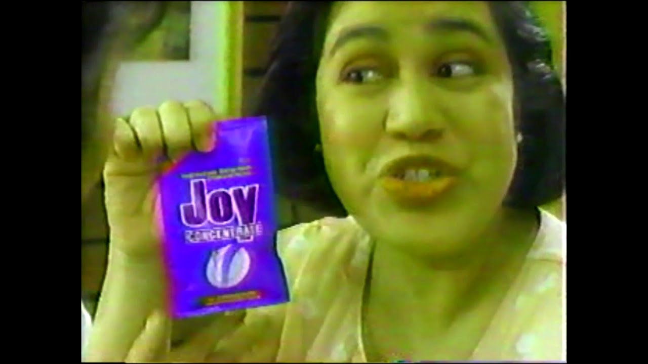 Joy dishwashing liquid Piony mid 90's classic commercial YouTube