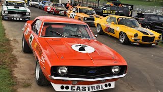 Historic Muscle Cars and Vintage Saloons, Round 3 | Exclusive on-board footage!