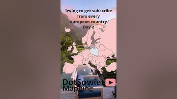 Trying to get sub from every european country day 2 #europe #geography #mapping #map