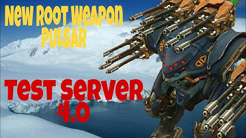 New Medium Weapon PULSAR Gameplay - War Robots Test Server [4.0]
