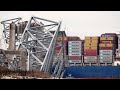 .s show devastating aftermath of baltimore bridge collapse