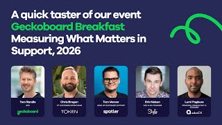 Sneak peak: Geckoboard Breakfast event