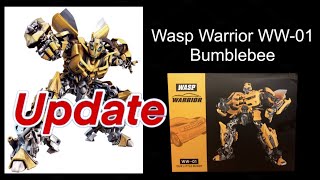 Update Wasp Warrior WW-01 / 4th Party KO Transformers MPM-03 Bumblebee