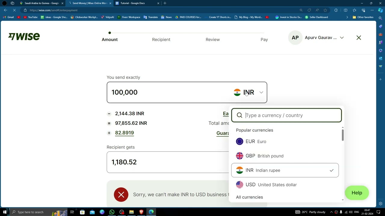 ✅ WISE: How To Send Money From Saudi Arabia To Guatemala (Full Guide)