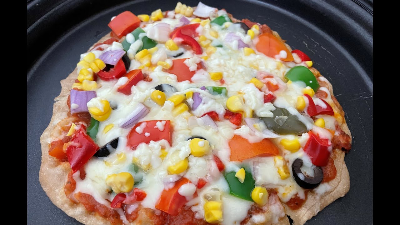 Homemade Roti Pizza Chapati Pizza Recipe | Roti Pizza | Pizza without maida | Pizza with ...