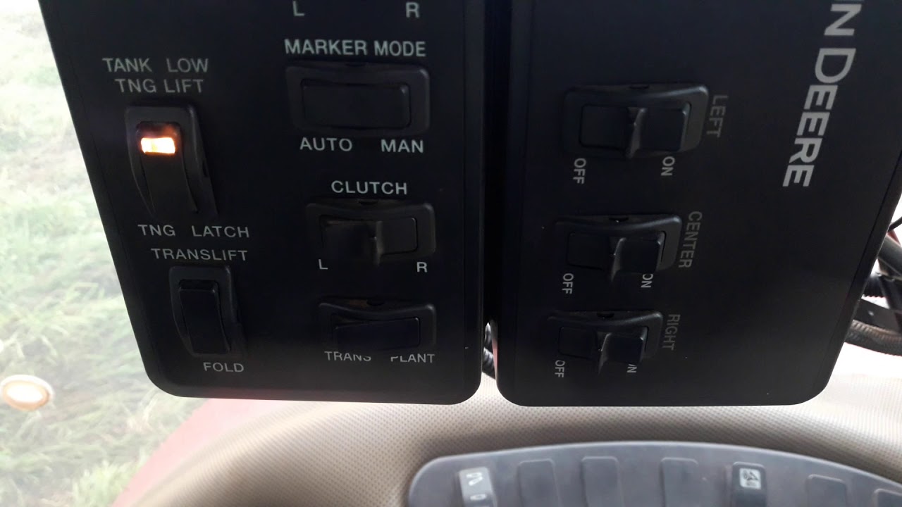 Como abrir e fechar plantadeira DB John Deere