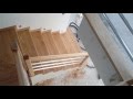 Obkładanie schodów betonowych drewnem dębowym