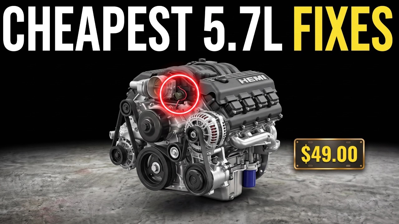 5 DIRT CHEAP Parts That Fix 90% of 5.7 HEMI Problems (Under $50 Each!)