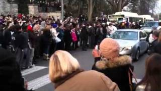 Joe Paterno funeral procession