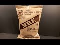 2017 MRE Chicken Burrito Bowl Meal Ready to Eat Review US Ration Taste Test