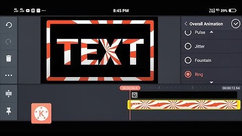 Ring Text Effect in Your Android - KineMaster Tutorial