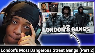 RICHEST GANG IN LONDON? 😨 | AMERICANS REACT TO LONDON'S MOST DANGEROUS STREET GANGS (PART 2)