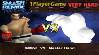Smash Remix: Project Galleon - Classic Mode with Kazuya (VERY HARD)