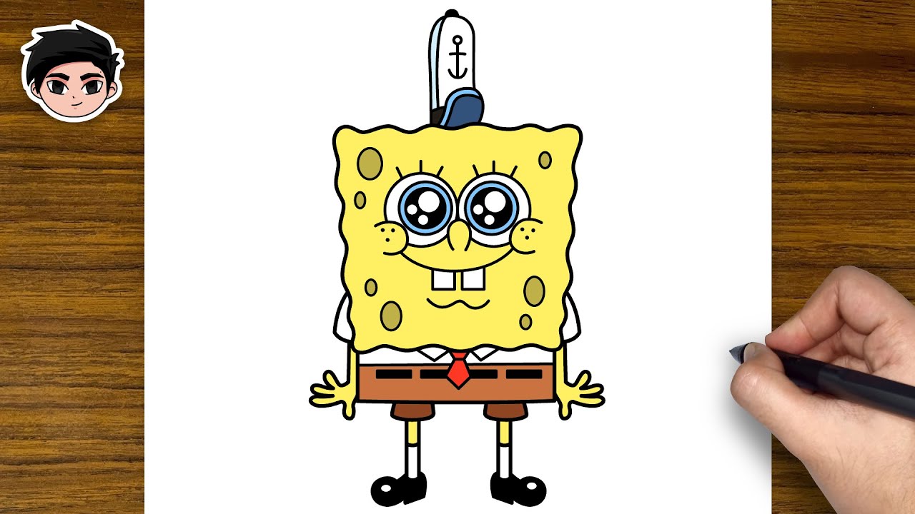 How To Draw SPONGEBOB SQUAREPANTS - Step By Step Easy For Beginners ...