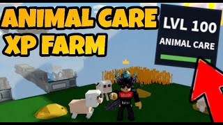 Animal Care XP Auto Farm In Roblox Islands (Get Level 100 Fast And Get The Animal Care Mastery)