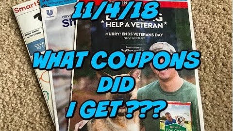 11/4/18 WHAT COUPONS DID I GET??