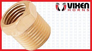 📢 VIXEN HORNS VXA3814 3/8"M to 1/4"F Reducer Fitting 🔥