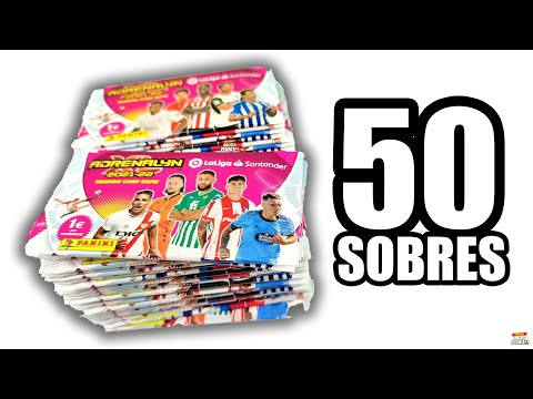 ¡Unboxing *50 SOBRES* ADRENALYN XL 2021-22 LIGA SANTANDER!