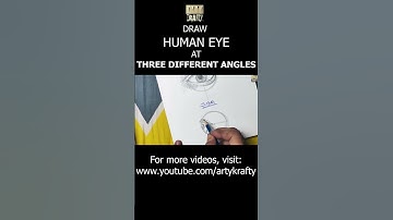 EYE drawing at THREE Angles | Tutorial for BEGINNERS