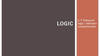 1.7 Tableaux completeness