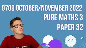 9709/32/o/n/22 CAIE A level pure maths 3 paper from oct nov 22