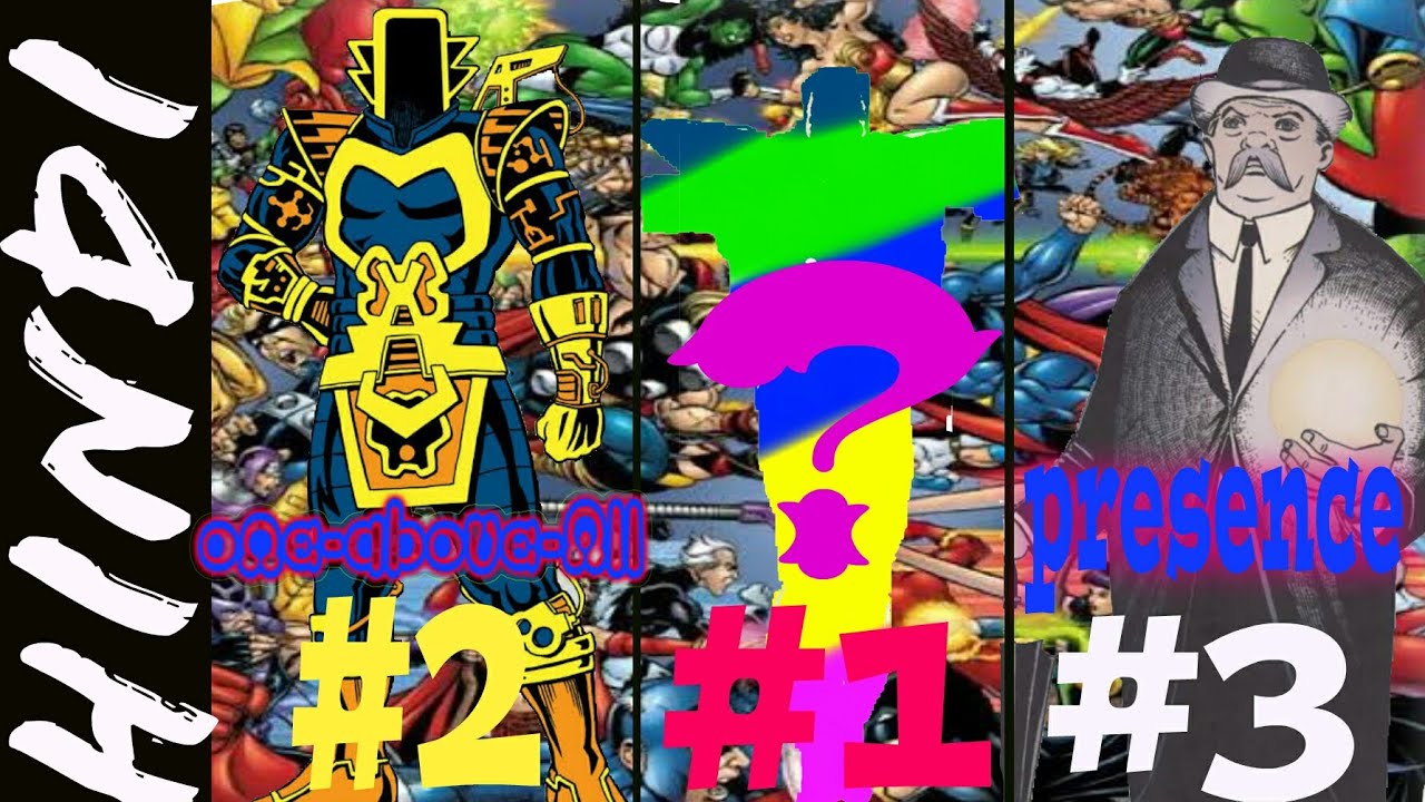 Top 3 most powerful characters in Marvel and DC | Example in Hindi - YouTube