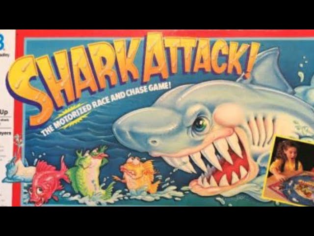 Ep. 179: Shark Attack! Board Game Review (Milton Bradley 1988) + How To  Play 