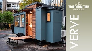 Tiny House with Huge Windows and Easy Mobility