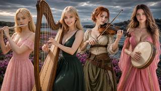 𝑾𝒉𝒆𝒓𝒆 𝑻𝒉𝒆 𝑪𝒍𝒐𝒖𝒅𝒔 𝑹𝒆𝒔𝒕 𝑰𝒏 𝑺𝒊𝒍𝒆𝒏𝒄𝒆 | Celtic Music for Relax  | Harp, Flute, Violin & Drums