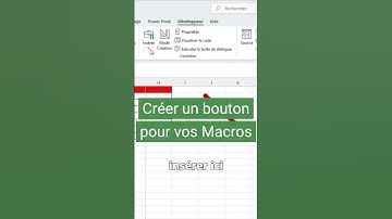 Créer un bouton pour automatiser vos MACROS sur Excel en quelques secondes 🏆👍 #excel #shorts #macros