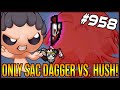 ONLY SAC DAGGER VS. HUSH! - The Binding Of Isaac: Afterbirth+ #958