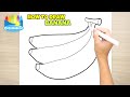 BANANA Part 2 - How to Draw and Color for Kids - CoconanaTV