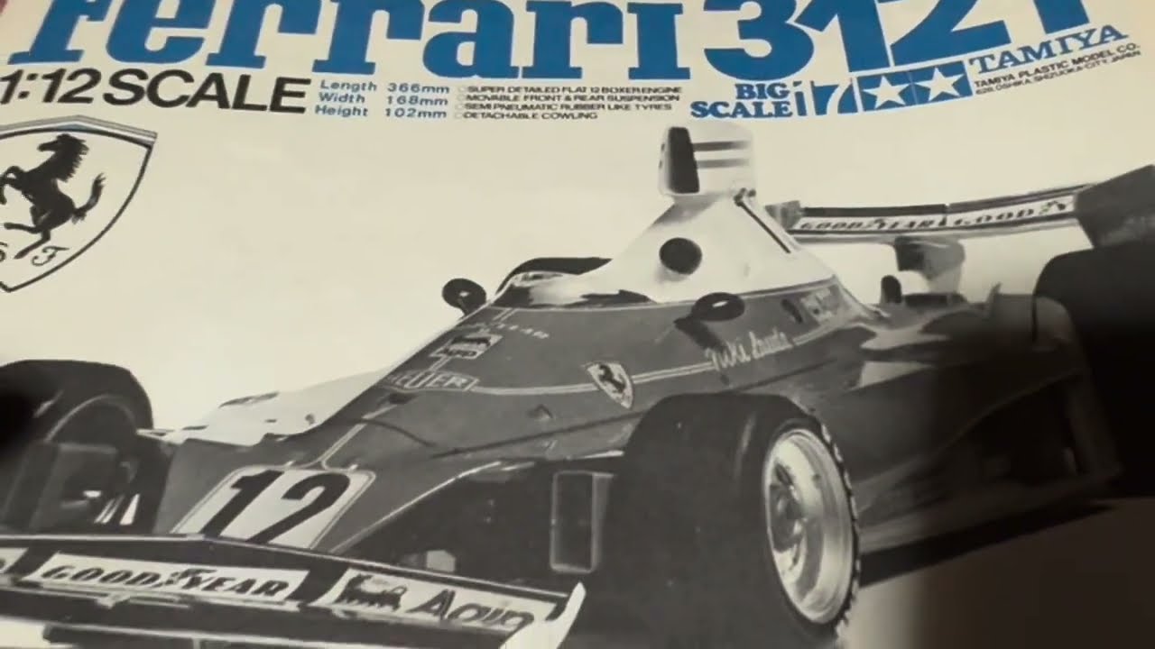Tamiya 1/12 Ferrari 312T First Edition with Hardened Box - Part 2