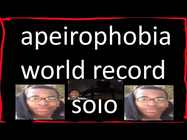 Roblox Apeirophobia Level 7 Speedrun 3:22 Solo 