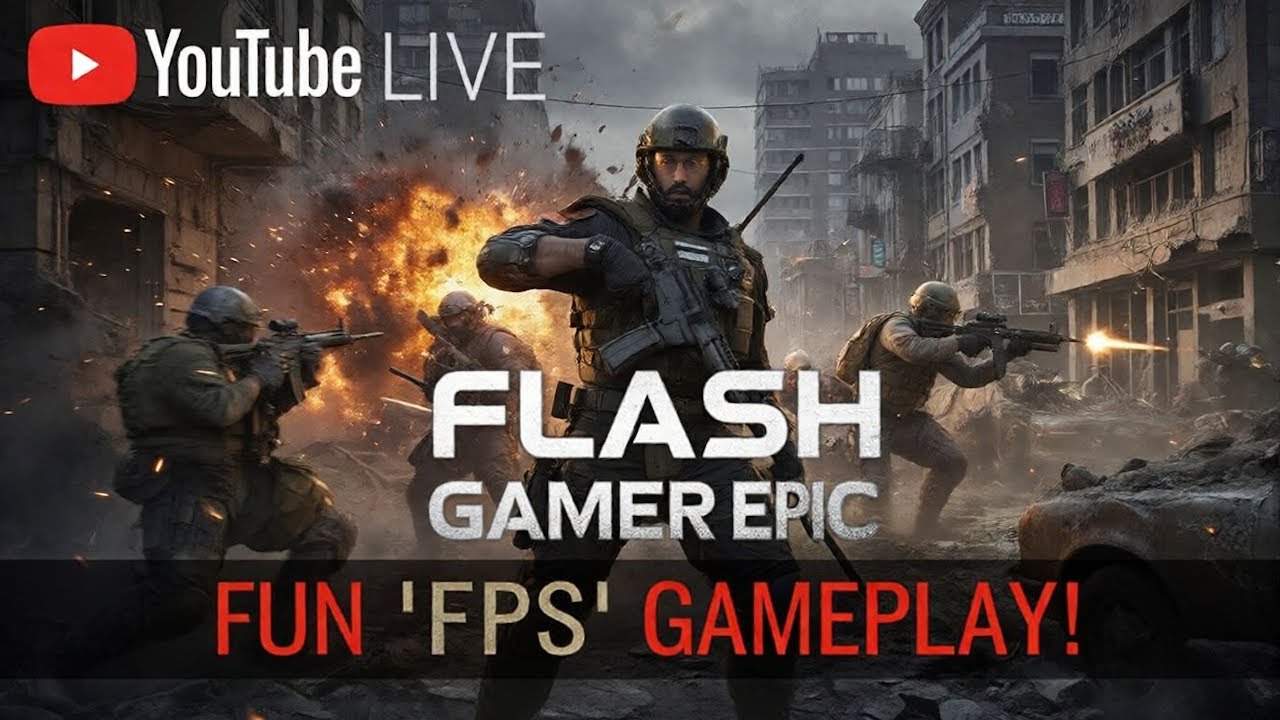 Funfps Flash Live fun Action FPS gameplay Stream!!! C'mon all ready up, let's ...