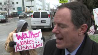 Protesting Walker BadgerCare decision