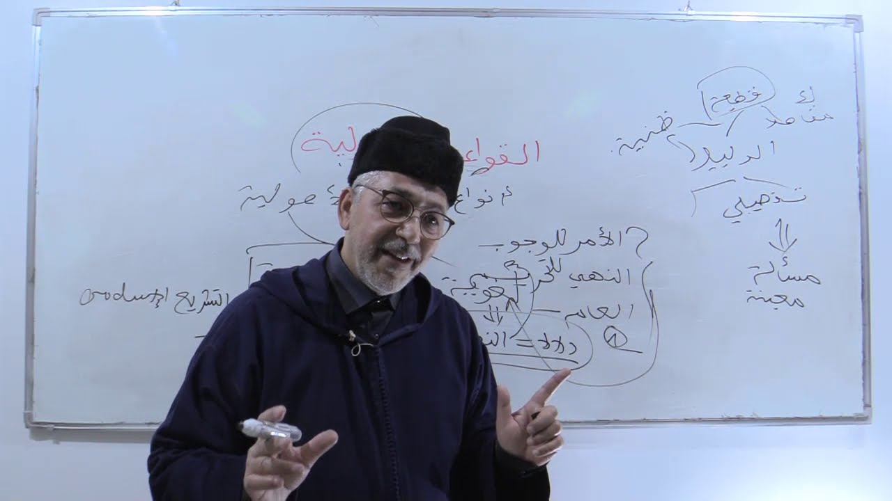 الفصل الثالث -القواعد الفقهية و الاصولية -ذ. الزعري المباركي -بيان مباحث علمية  في القواعد الاصولية