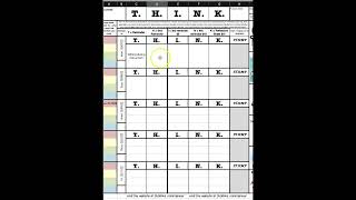The Think Sheet