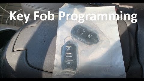 Toyota Sequoia/Tundra Key Fob Remote Programming