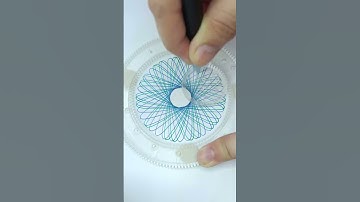 Dreamlike ASMR Spirograph Art | Satisfying Spiral Patterns! #art #shorts #spirograph #satisfying