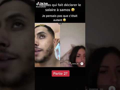 Samos balance son salaire en live sur TikTok 1**000 €  😱😵