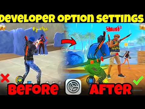 Developer Option Full Setting Tutorial / High FPS, Lag Fix, Ping Fix Free Fire 🔥