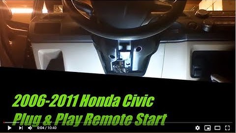 Plug and Play Remote Start Kit for 2006-2011 Honda Civic