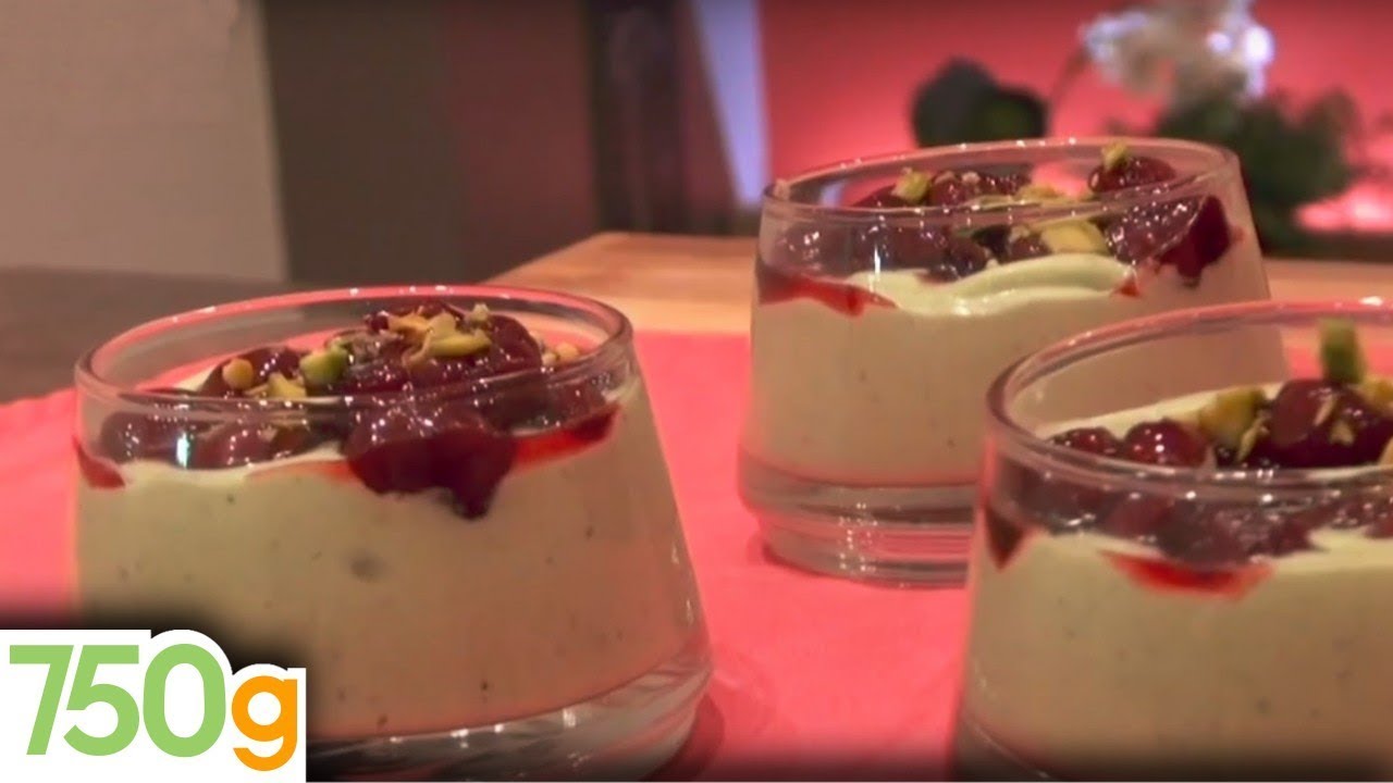 Mousse à la crème de pistache et blancs d'oeufs - Recette Ptitchef