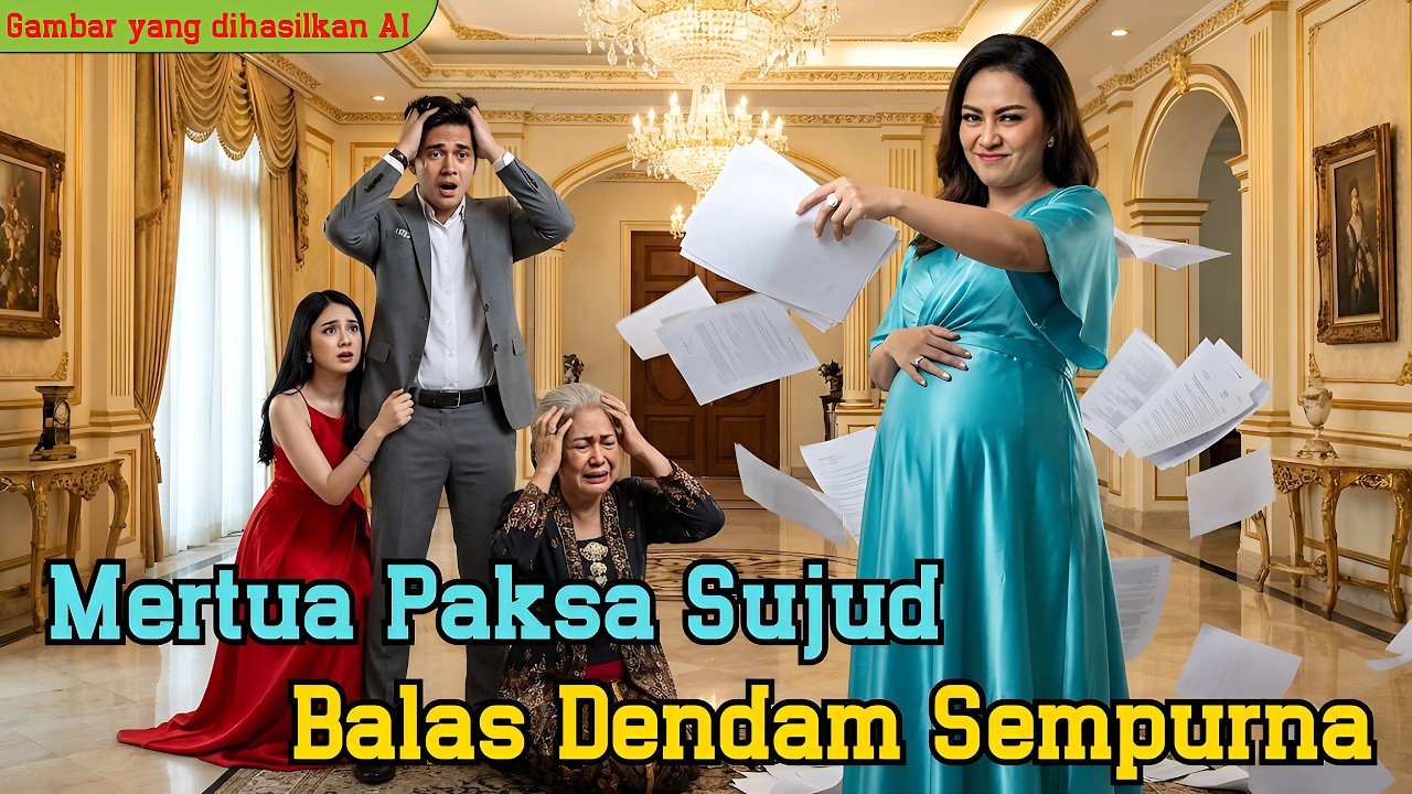 Ibu mertua paksa menantu hamil sujud pada pelakor, 7 hari kemudian balas dendam!