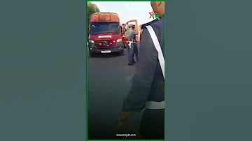 لطفك يارب منظر يحز في النفس جوج مشاو فيها حادثة سير خطيرة بالشلالات 