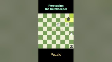 Persuading the Gatekeeper #chess #chessmaster #chesstricks #chessgame  #chesscom #chesspuzzle #trend