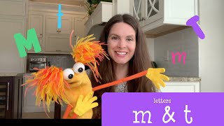 Learn Letters and Sounds of the Letters M and T!