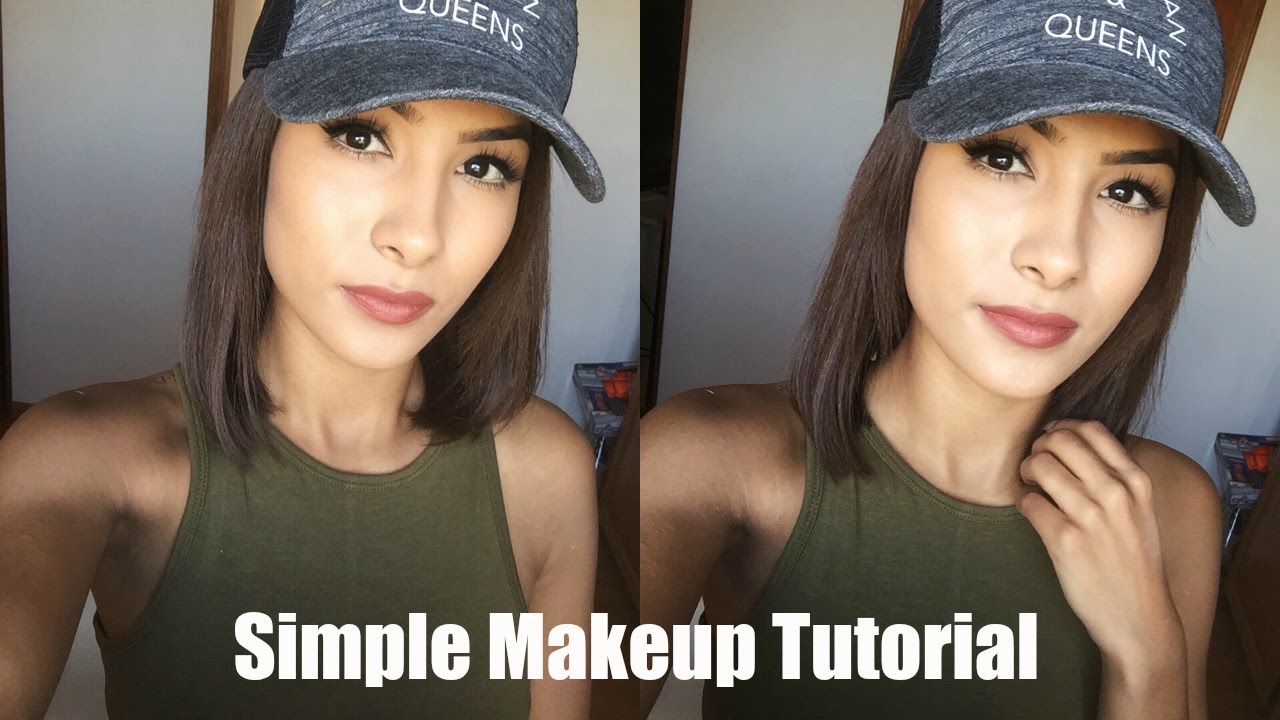 Simple easy makeup tutorial - YouTube
